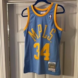 Mitchell & Ness Hardwood Classics Blue Jersey